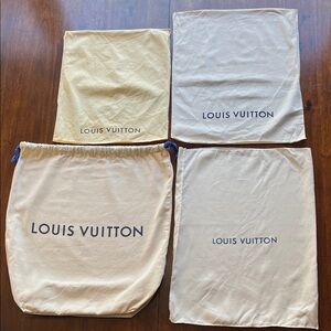Louis Vuitton Dust Bag Set of Four